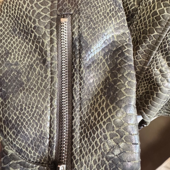 Fashion SX Rivet Faux Leather Jacket Zipper Moto Biker - Picture 3 of 14